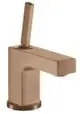 AXOR-HG-AXOR-Citterio-Einhebel-Waschtischmischer-80-mit-Pingriff-fuer-Handwaschbecken-mit-Zugstangen-Ablaufgarnitur-Brushed-Red-Gold-39015310 gallery number 1